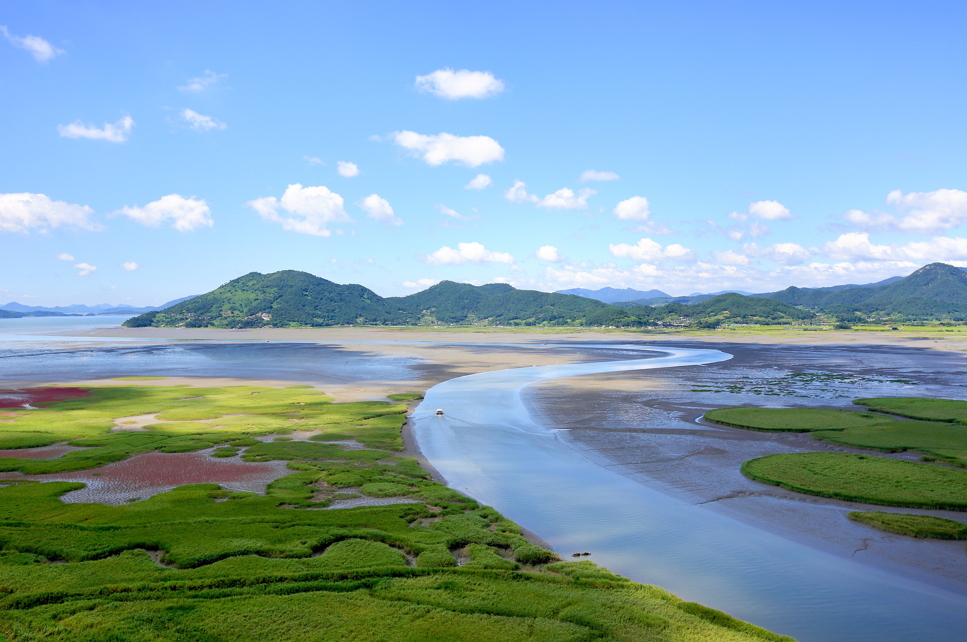 Warm blue Suncheon, dyed with my own personality